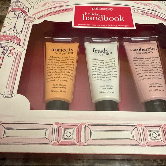 Philosophy Hand Cream Trio - Apricot, Cream, Raspberry - Picture 1 of 1